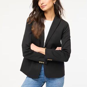 J. Crew - Cotton-blend two-button blazer - Blue - 4 - Worn 1 Time